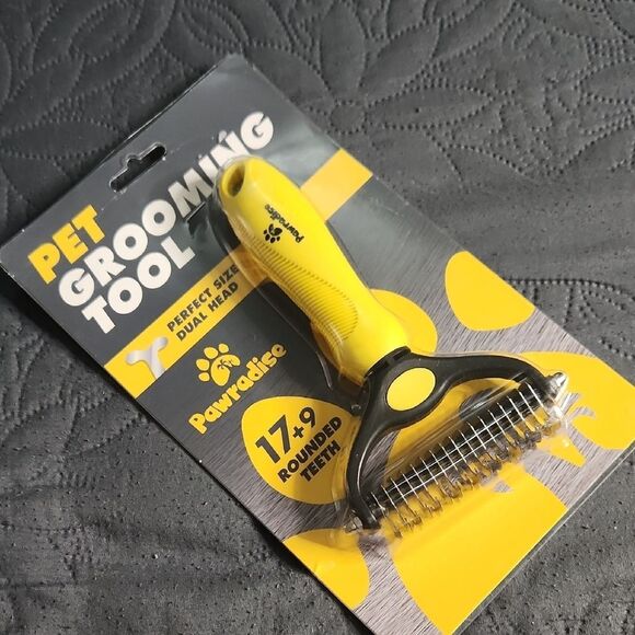 Pawradise Pet Grooming Tool – Dual Head Dematting Comb - Picture 2 of 5